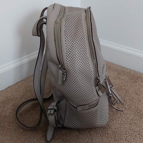 Michael Kors Rhea Medium Perforated Zip Backpack - Picture 10 of 16